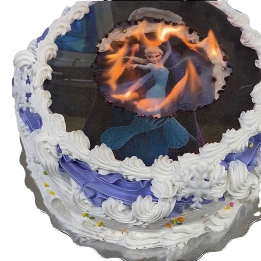 Burn Reveal Cake