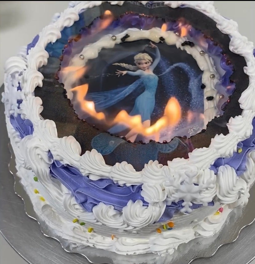 Burn Reveal Cake